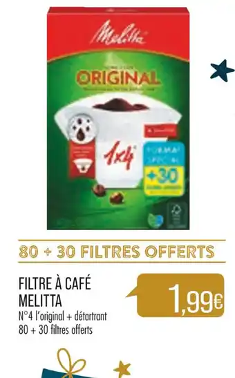 Match Filtre A Cafe Melitta offre