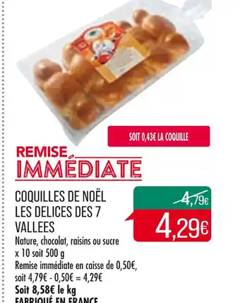 Match Coquilles De Noel Les Delices Des 7 Vallees offre