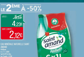 Match Eau Minerale Naturelle Saint Amand offre