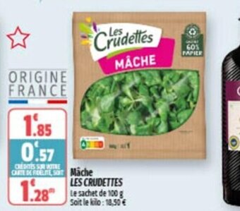 Coccimarket Mache Les Crudettes offre