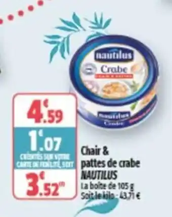 Chair & Pattes De Crabe Nautilus
