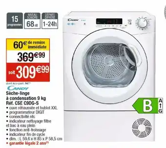 Cora x Carrefour Sèche-linge candy offre