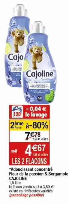 Cora x Carrefour Adoucissant cajoline offre