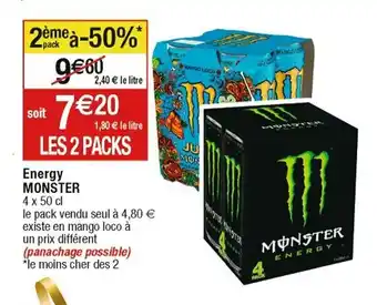 Cora x Carrefour Energy MONSTER offre