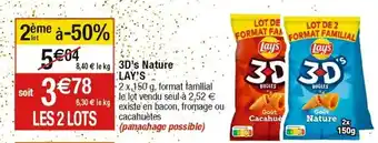 Cora x Carrefour 3D's nature LAY'S offre