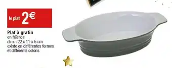 Cora x Carrefour Plat à gratin offre