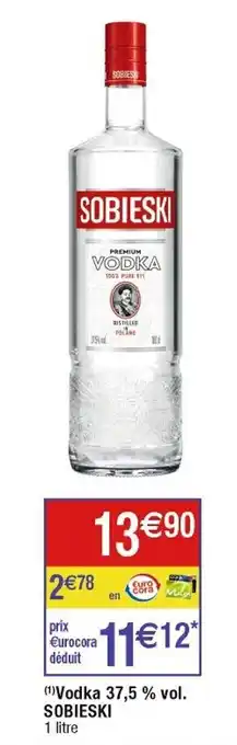 Cora x Carrefour Vodka 37,5% vol. SOBIESKI offre