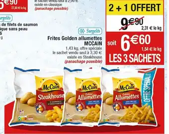 Frites golden allumettes MCCAIN