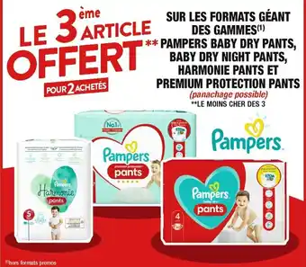 Cora x Carrefour Pampers offre
