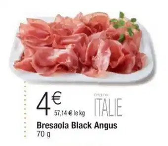 Cora Bresaola black angus offre