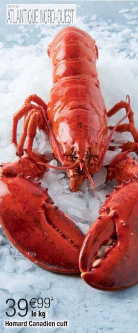 Cora x Carrefour Homard canadien cuit offre