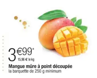 Mangue Mûre à point découpée