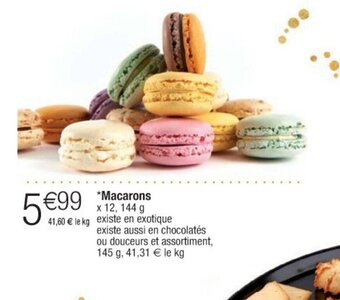 Cora x Carrefour Macarons offre