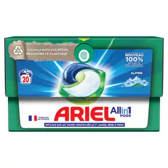 Auchan Supermarché Lessive capsule ariel pods +(1) offre