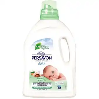 Auchan Supermarché Lessive liquide bébé persavon offre