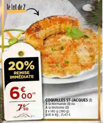 Bi1 Coquilles St-Jacques offre