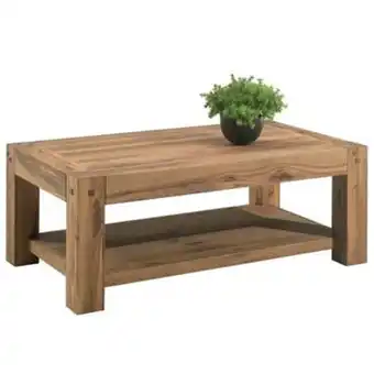 Pier Import Table basse rustique double plateau fjord offre