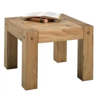 Pier Import Petite table basse carrée bois fjord offre