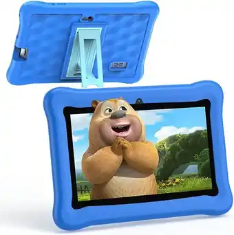 Amazon Maskjet tablette enfants tablette pour enfants 7 pouces android 11 kids tablette hd 1240x 600 screen quad core 2gb ram 16g... offre