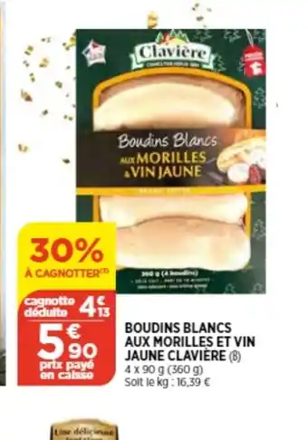 Bi1 Boudins Blancs Aux Morilles Et Vin Jaune Claviere offre