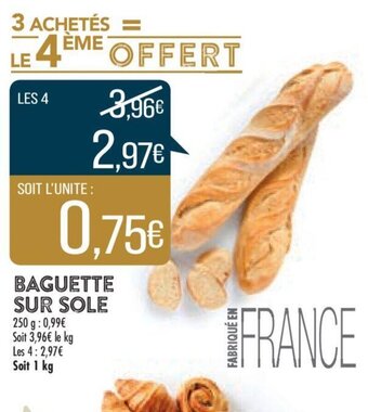 Match Baguette Sur Sole offre