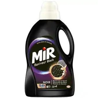Auchan Lessive liquide raviveur noir mir offre