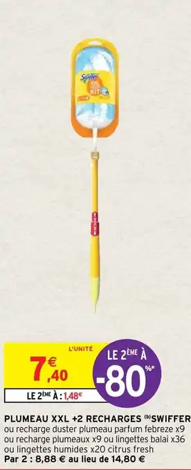 Plumeau XXL +2 recharges SWIFFER