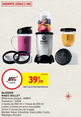 Intermarché Hyper Blender magic bullet offre