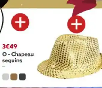 Gifi Chapeau Sequins offre