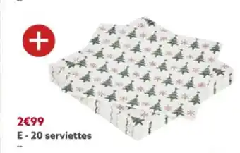Gifi 20 Serviettes offre