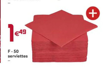Gifi 50 Serviettes offre