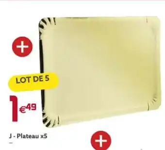 Gifi Plateau x5 offre
