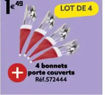 Gifi 4 Bonnets Porte Couverts offre