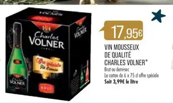 Match Vin Mousseux de Qualite Charles Volner offre
