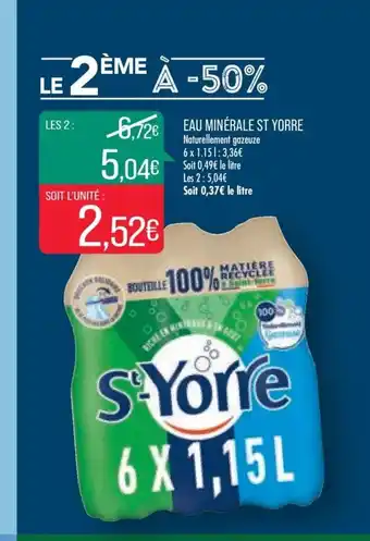 Match Eau Minerale St Yorre offre