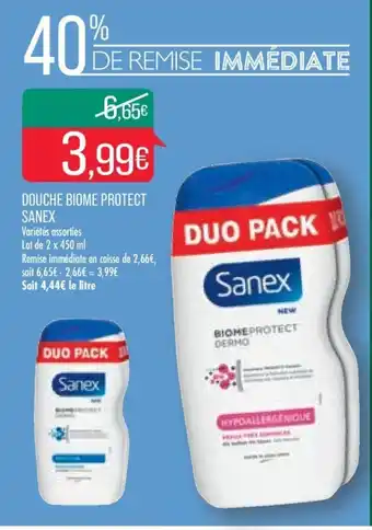 Match Douche Biome Protect Sanex offre