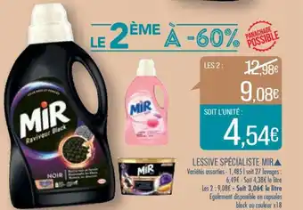Match Lessive Spécialiste Mir offre