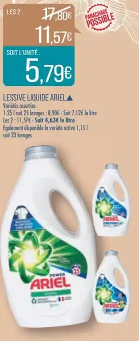 Match Lessive Liquide Ariel offre