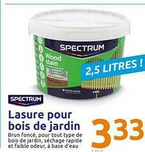 Lasure Pour Bois De Jardin Spectrum