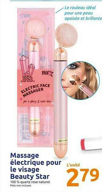 Action Massage électrique Pour Le Visage Beauty Star offre