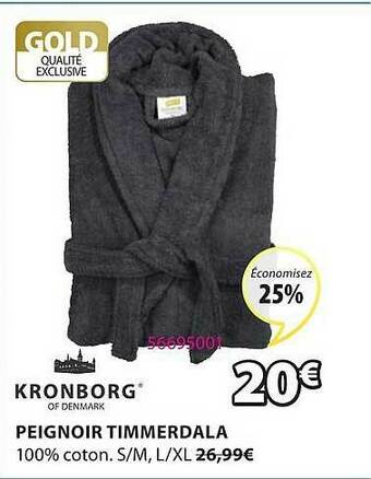 JYSK Peignoir Timmerdala Kronborg offre