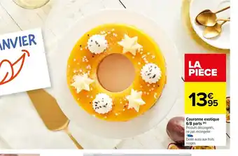 Couronne Exotique 6/8parts