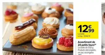 Carrefour Assortiment de 24 Petits Fours offre