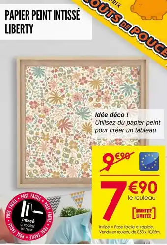 Papier peint intissé liberty