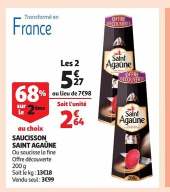 Auchan Saucisson Saint Agaune offre