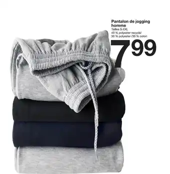 Zeeman Pantalon de jogging homme offre