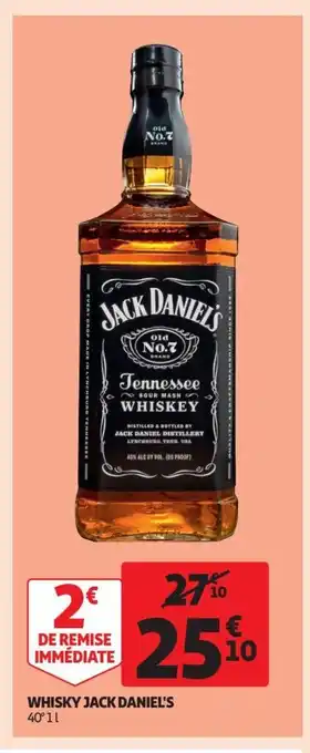 Auchan Whisky Jack Daniel's offre