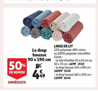 Auchan Linge De Lit offre