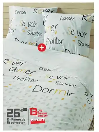 Gifi Parure De Lit Polycoton offre