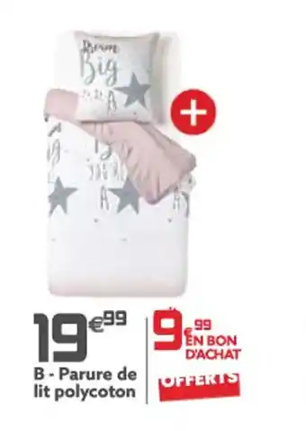 Gifi B - Parure De Lit Polycoton offre
